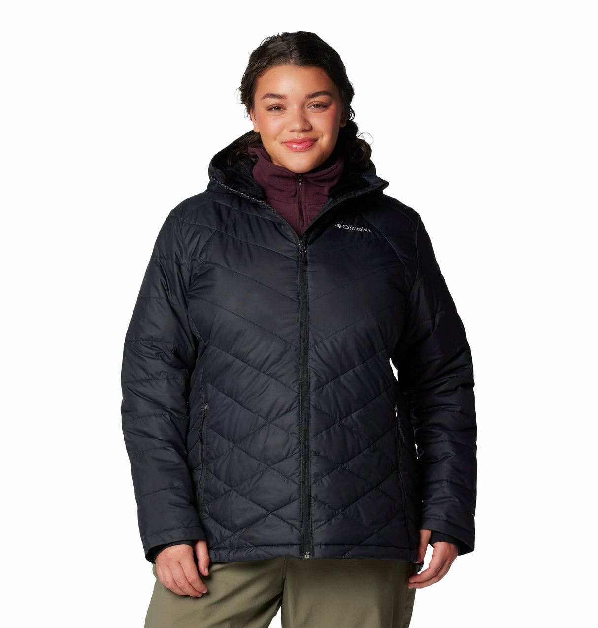 COLUMBIA WOMENS HEAVENLY™ HOODED WINTER JACKET