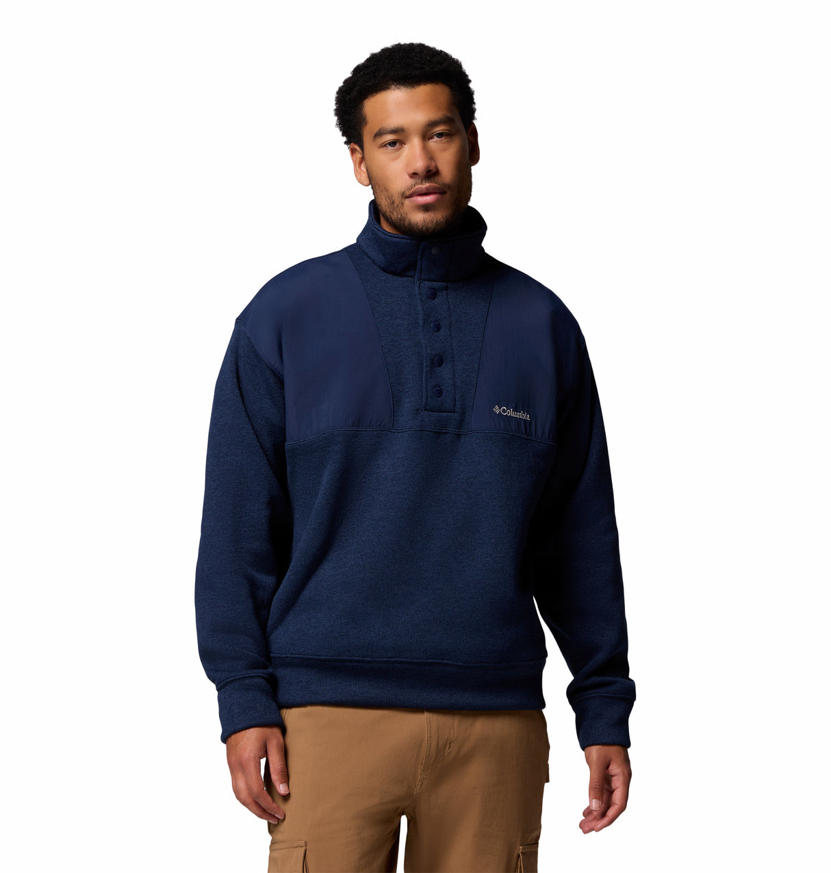 COLUMBIA MENS SWEATER WEATHER™ RELAXED FIT 1/4 ZIP SWEATER