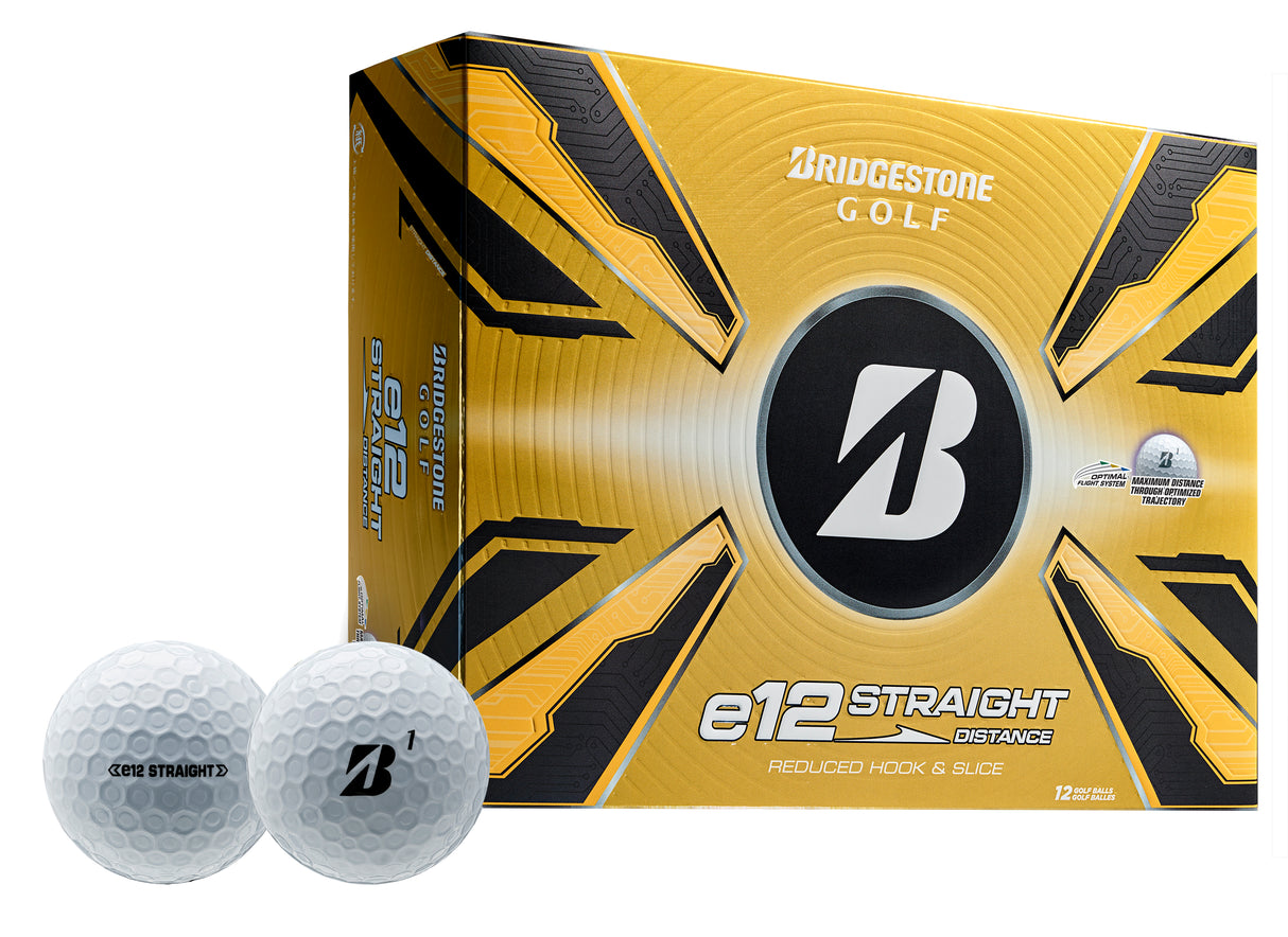 BRIDGESTONE UNISEX E12 STRAIGHT GOLF BALL 25