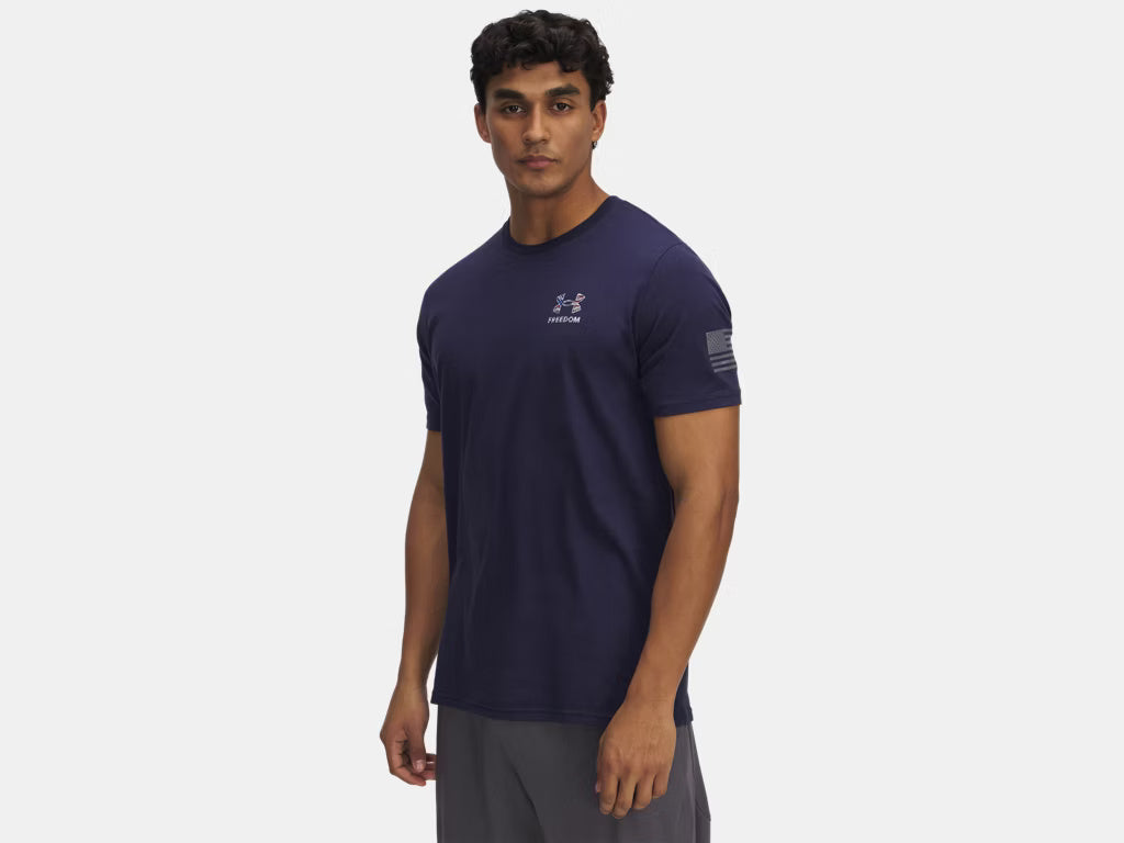 UNDER ARMOUR MENS UA FREEDOM EAGLE SHORT SLEEVE SHIRT 25