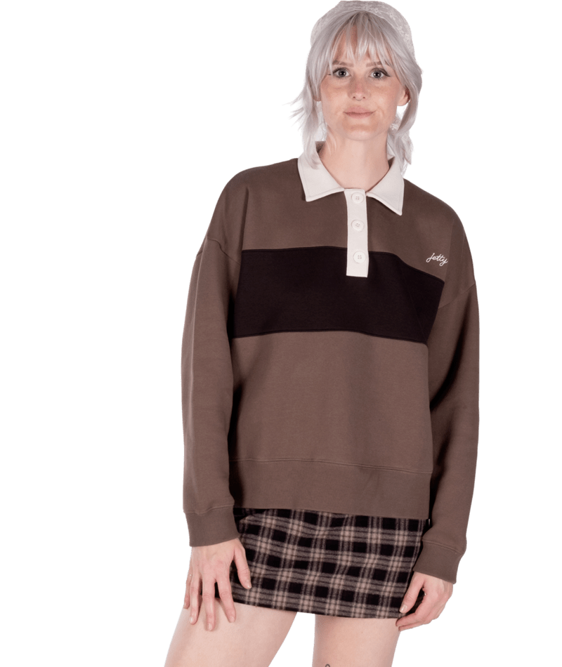 JETTY MENS CONCORDIA FLEECE LONG SLEEVE SHIRT