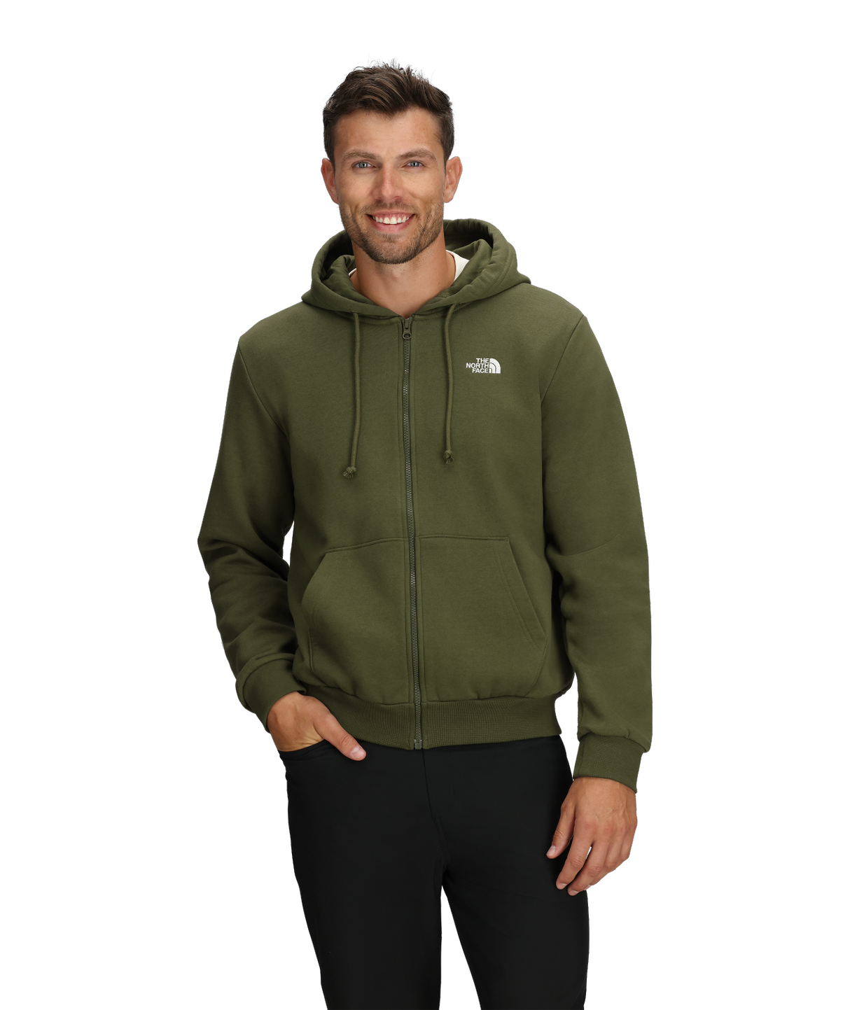 THE NORTH FACE MENS EVOLUTION SIMPLE DOME FULL ZIP HOODIE