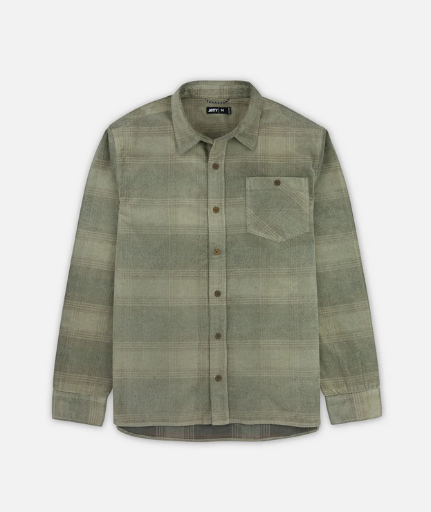 JETTY MENS SHOALS CORDUROY LONG SLEEVE SHIRT