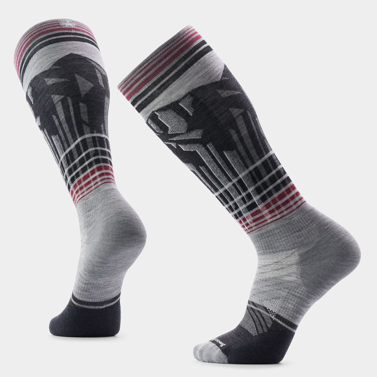 SMARTWOOL MENS SKI TARGETED CUSHION SUMMIT SHOT OTC SOCKS