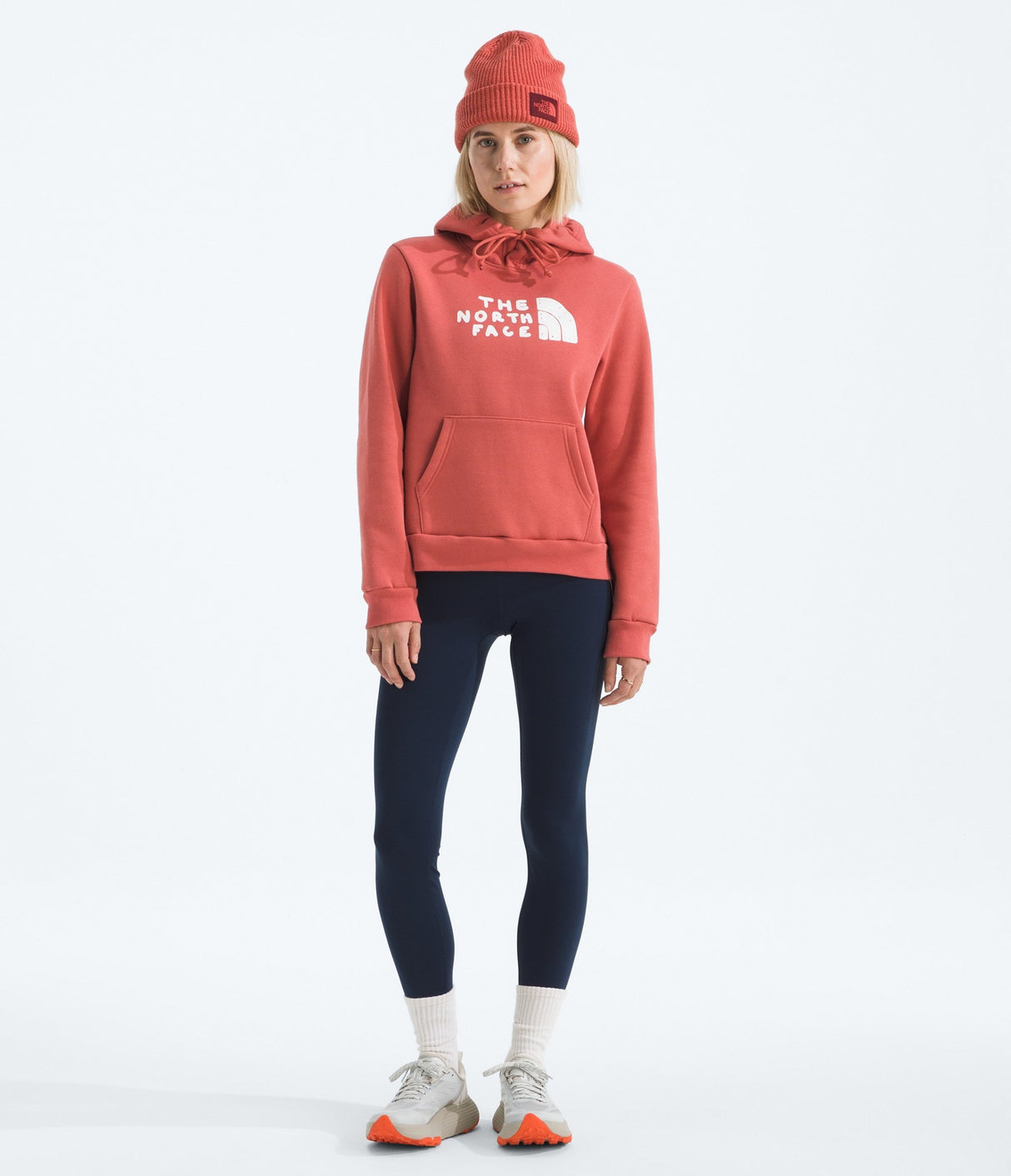 THE NORTH FACE WOMENS EVOLUTION SKETCH LOGO HALF DOME GRAPHIC HOODIE 26