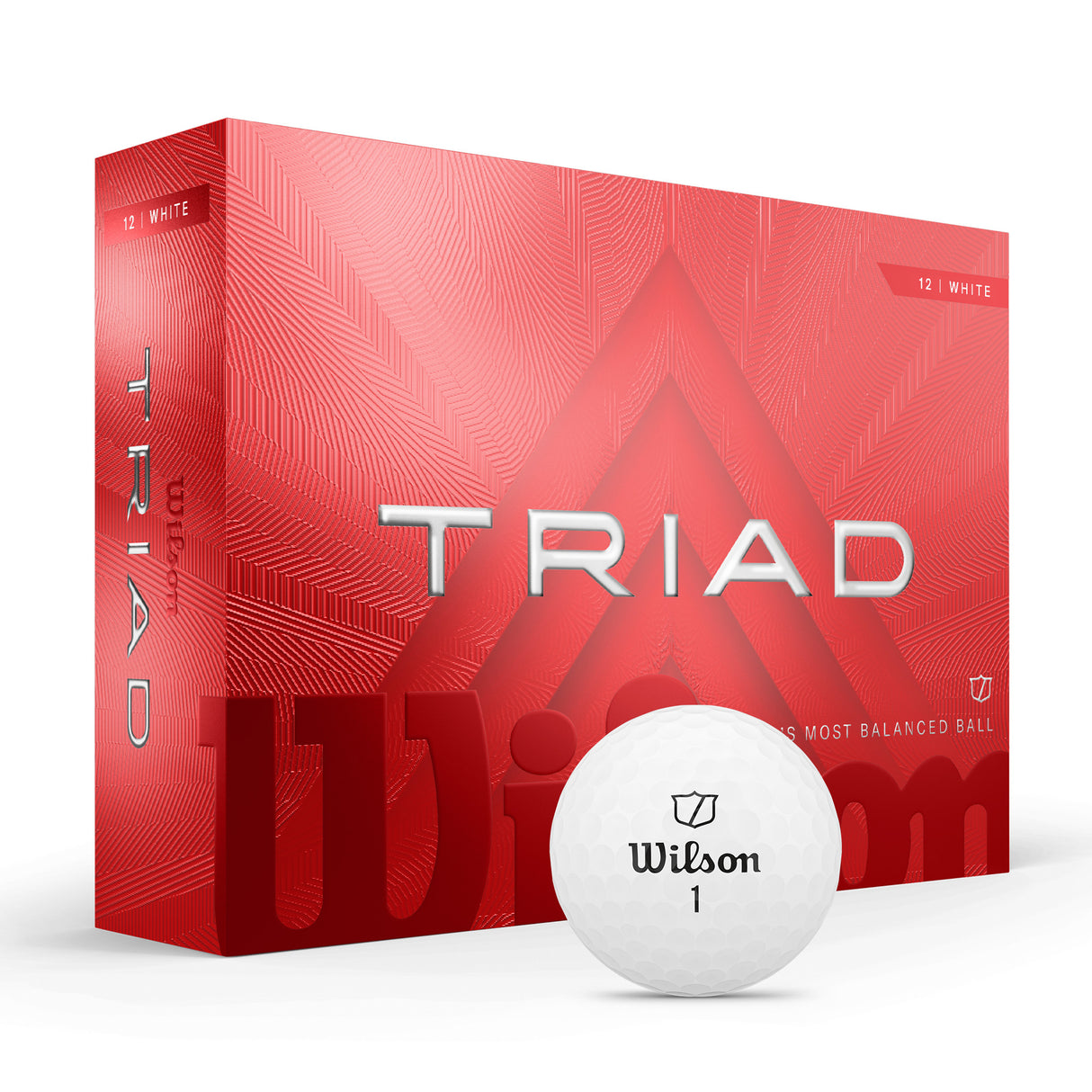 WILSON UNISEX TRIAD GOLF BALL 26