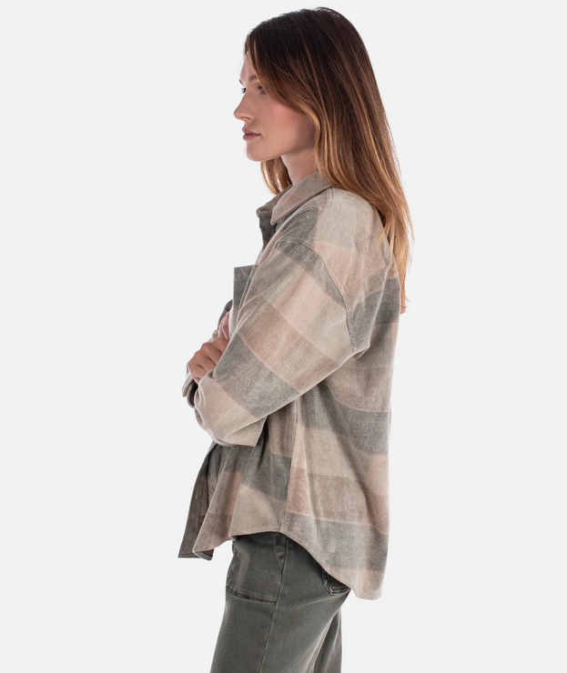 JETTY WOMENS ALPINE CORDUROY LONG SLEEVE SHIRT