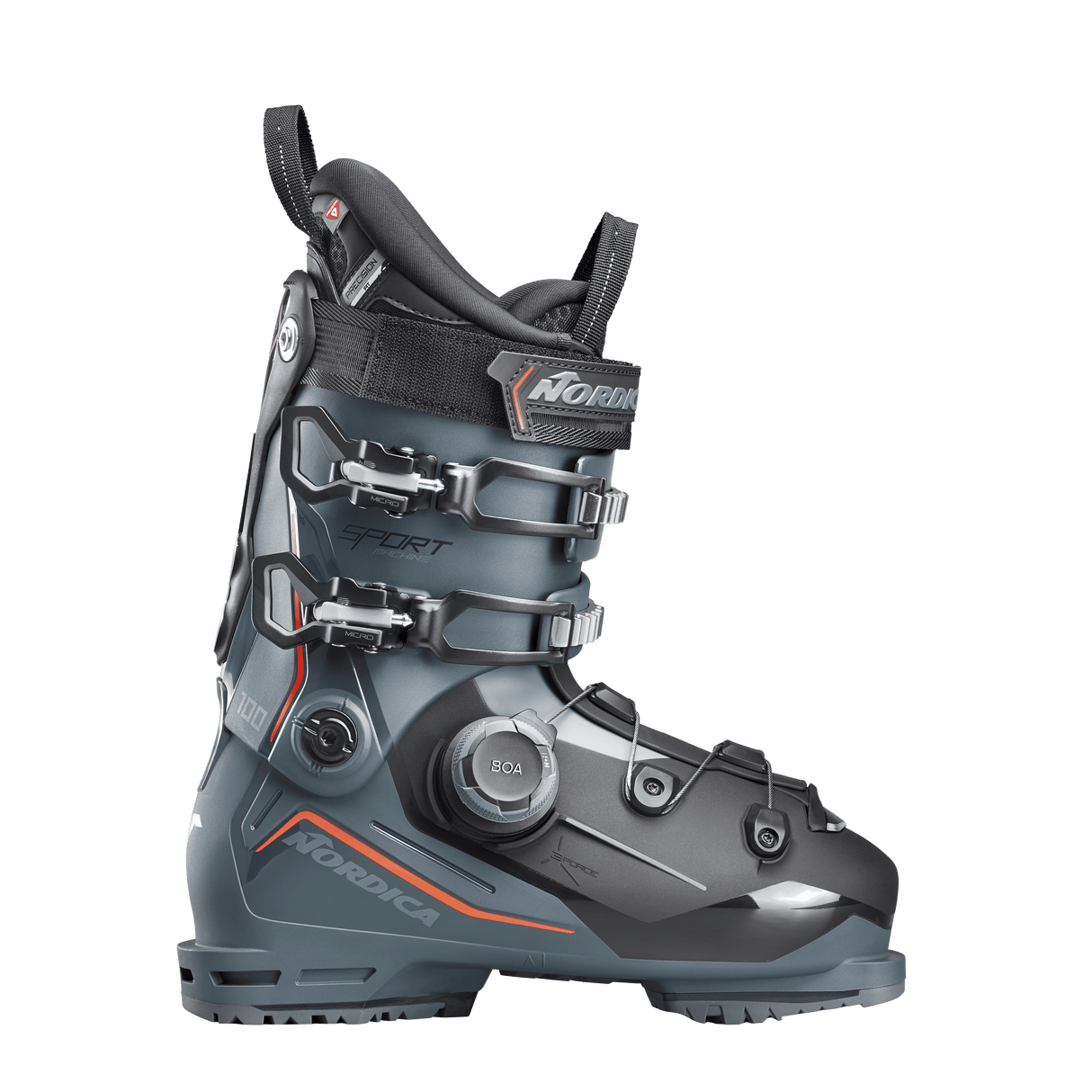 NORDICA MENS SPORTMACHINE 3 100 BOA DOWNHILL SKI BOOT 26
