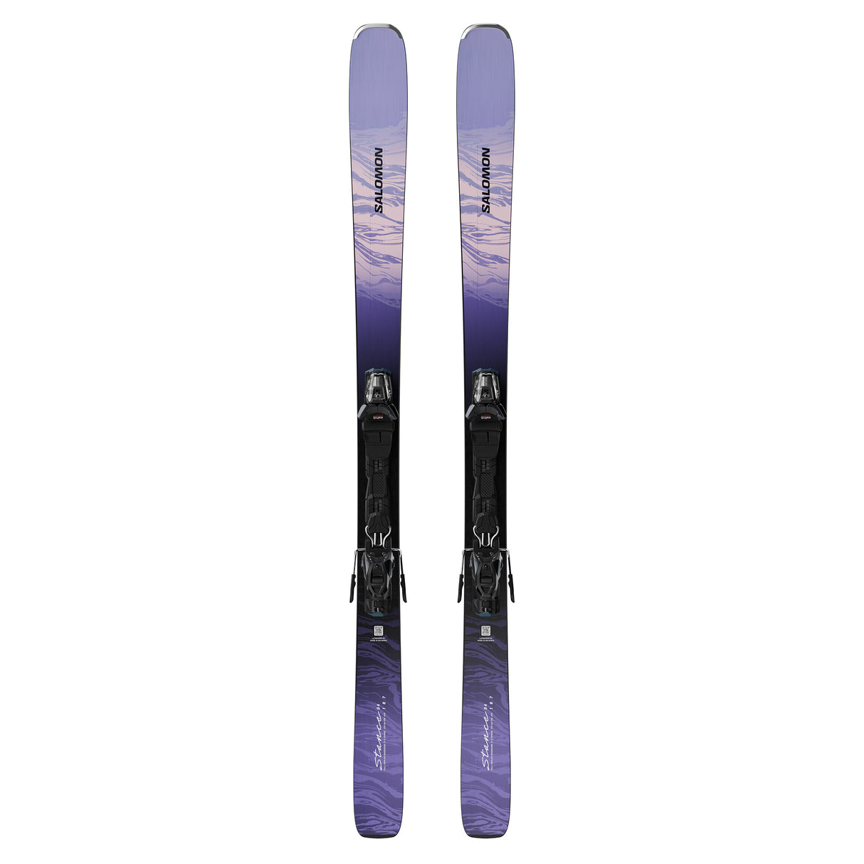 SALOMON WOMENS STANCE 84 + M11 DOWNHILL SKIS 26