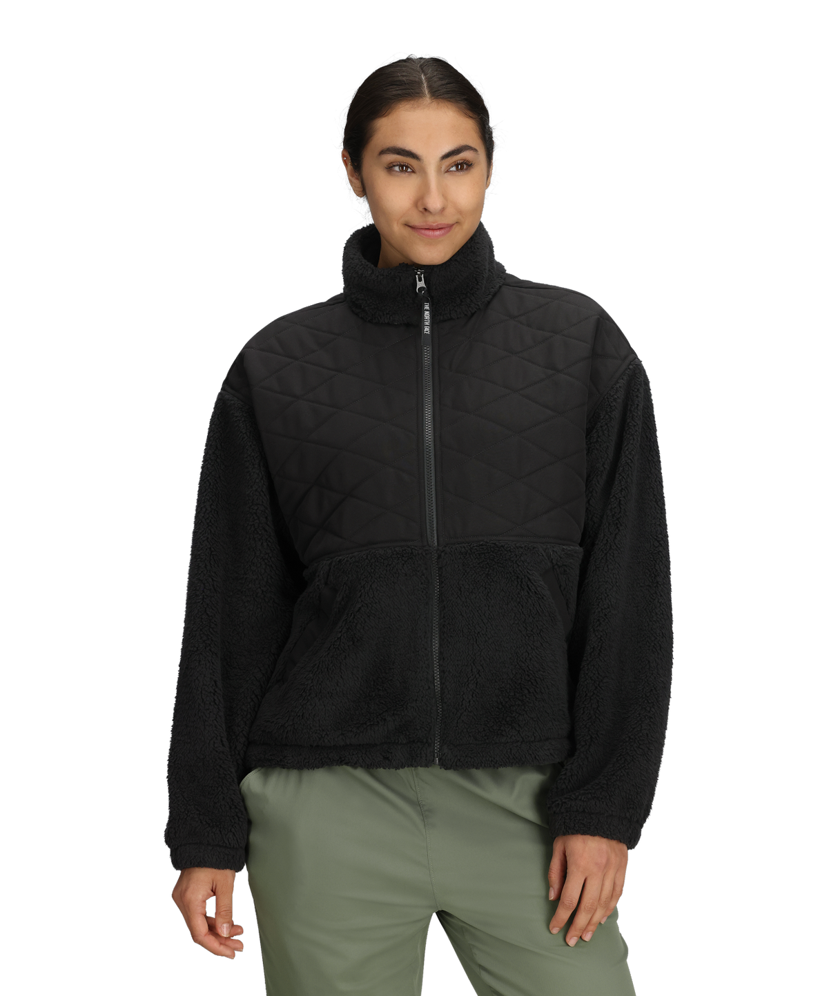 THE NORTH FACE WOMENS CABIN FLEECE FULL ZIP SWEATER