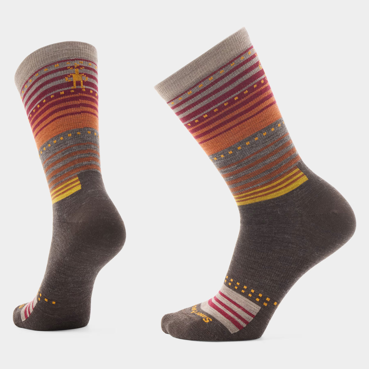 SMARTWOOL UNISEX EVERYDAY STITCH STRIPE CREW SOCKS 26