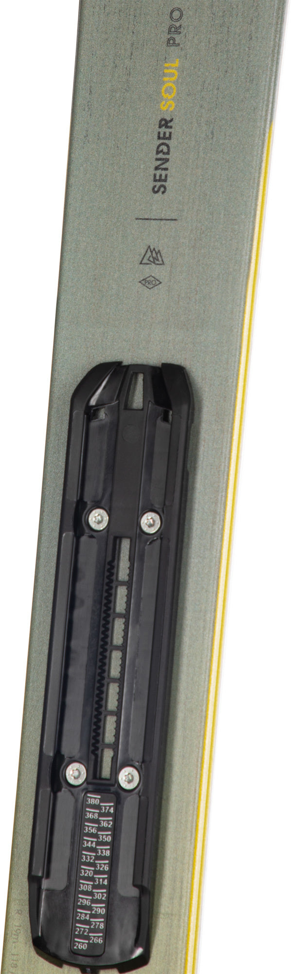 ROSSIGNOL MENS SENDER SOUL PRO W/ XP10 GW DOWNHILL SKIS