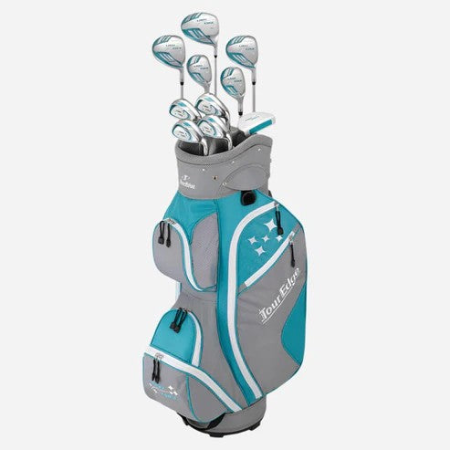 TOUR EDGE WOMENS 11-PIECE LADY EDGE CART BAG BOX SET 25