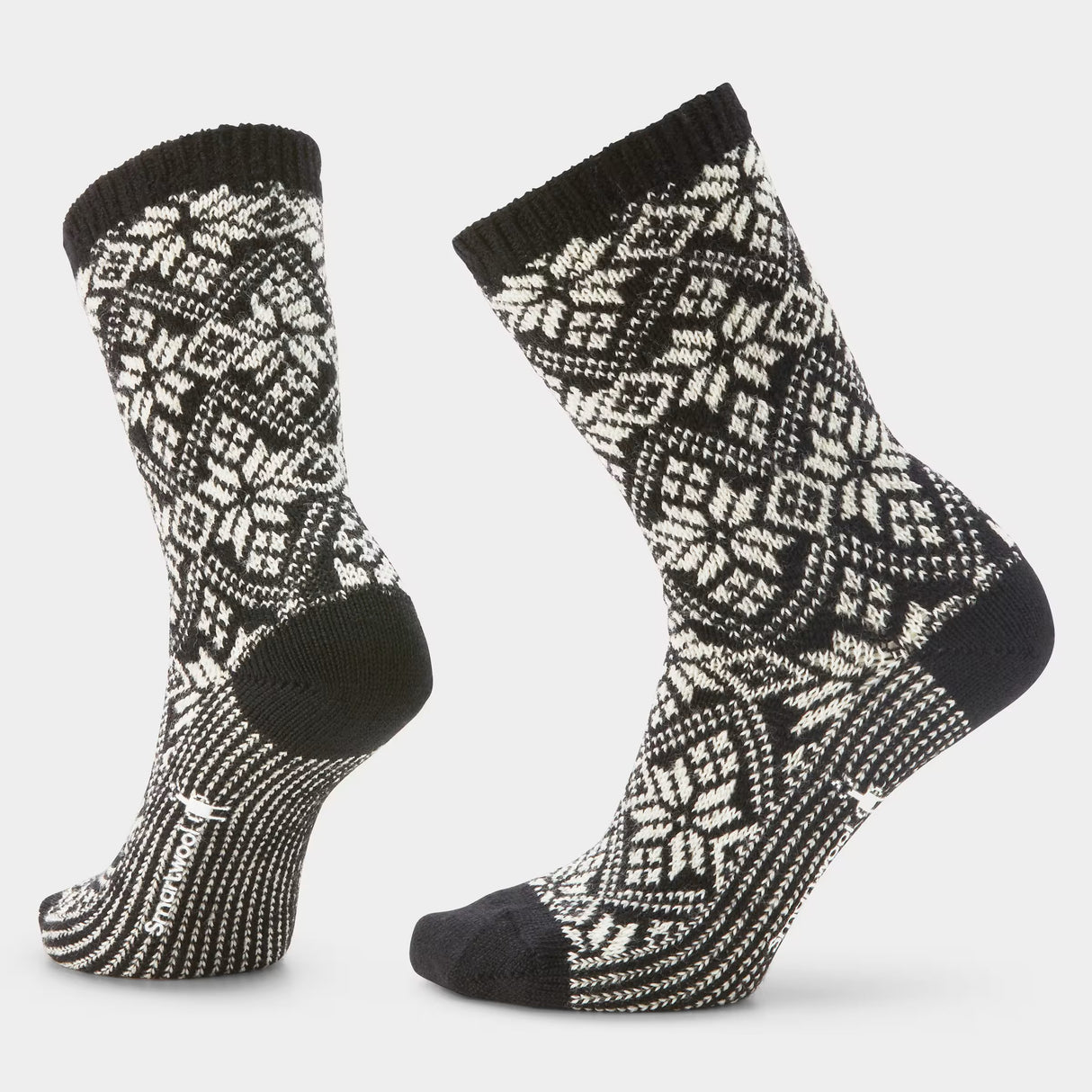 SMARTWOOL WOMENS EVERYDAY COZY TRADITIONAL SNOWFLAKE CREW SOCKS
