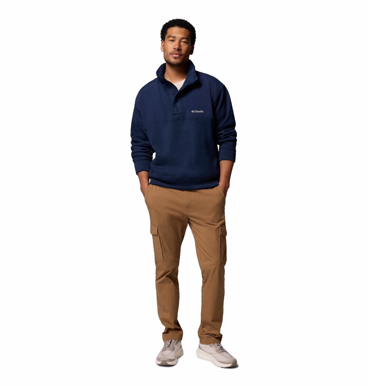 COLUMBIA MENS SWEATER WEATHER™ RELAXED FIT 1/4 ZIP SWEATER