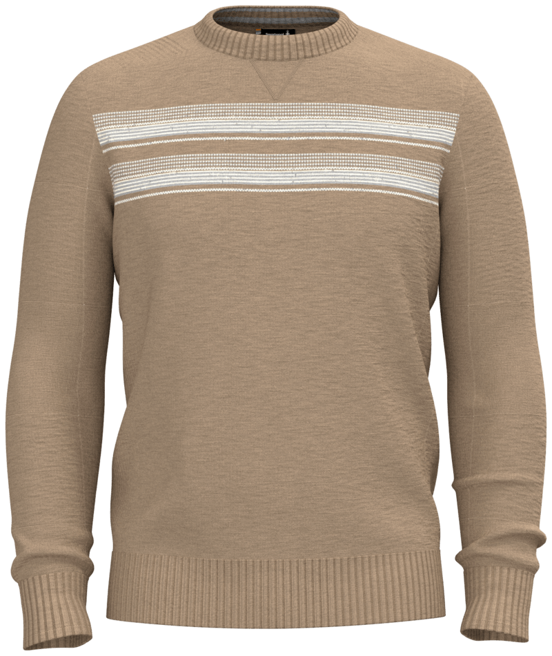 SMARTWOOL MENS SPARWOOD STRIPE CREW SWEATER