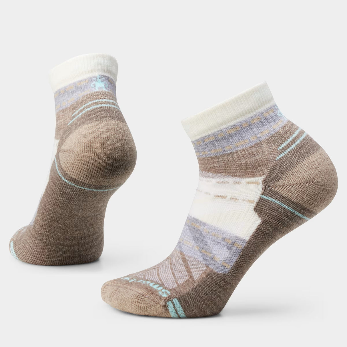 SMARTWOOL WOMENS HIKE LIGHT CUSHION MARGARITA ANKLE SOCKS