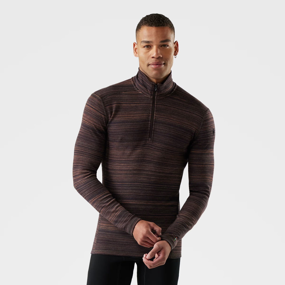 SMARTWOOL MENS CLASSIC THERMAL MERINO 1/4 ZIP BASELAYER TOP 26