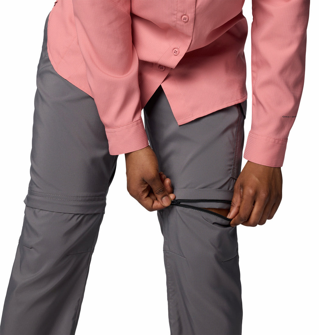 COLUMBIA WOMENS SILVER RIDGE UTILITY™ CONVERTIBLE REGULAR FIT PANT 25