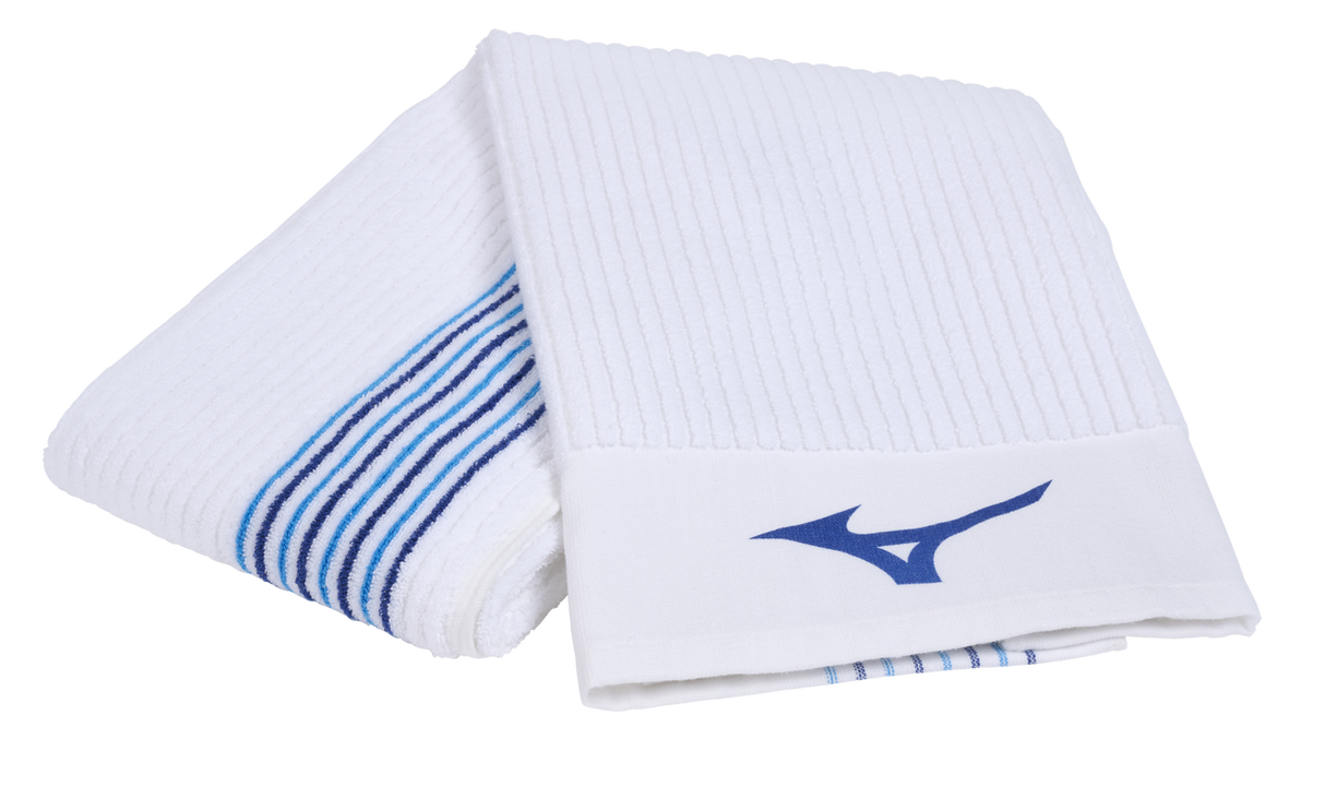 MIZUNO UNISEX RETRO STRIPE CADDY TOWEL