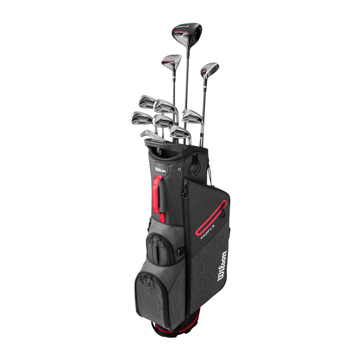 WILSON 11-PIECE PROFILE SET STAND BAG BOX SET