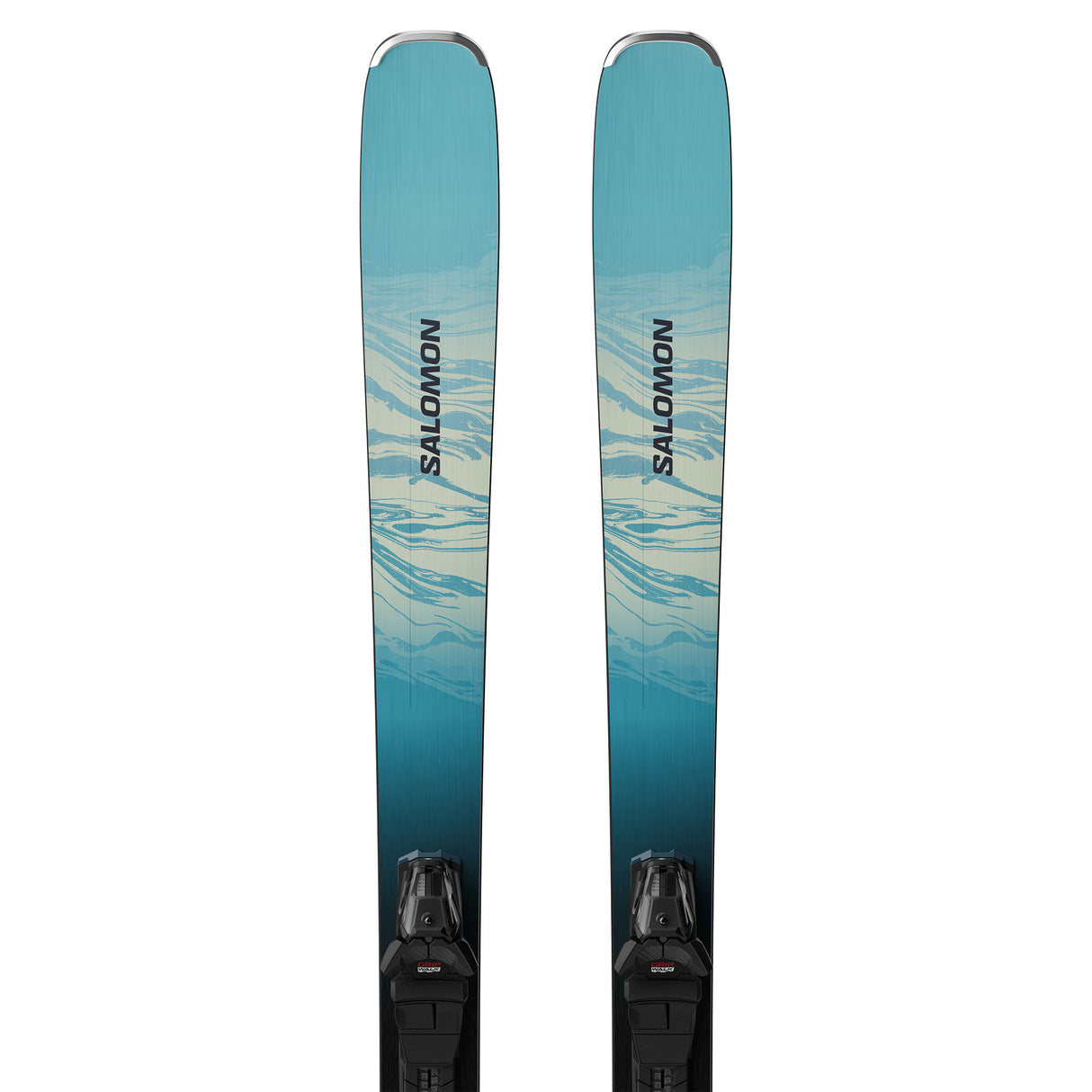 SALOMON WOMENS STANCE 80 + M10 DOWNHILL SKIS 26