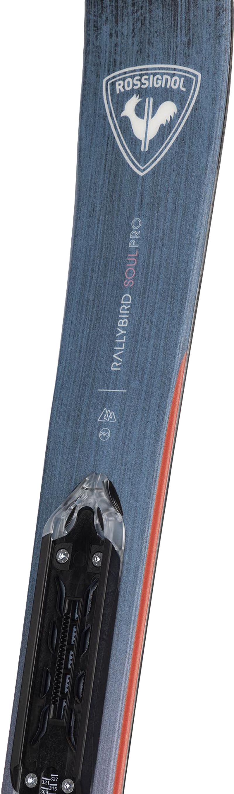 ROSSIGNOL WOMENS RALLYBIRD SOUL PRO W/ XP10 GW DOWNHILL SKIS 26
