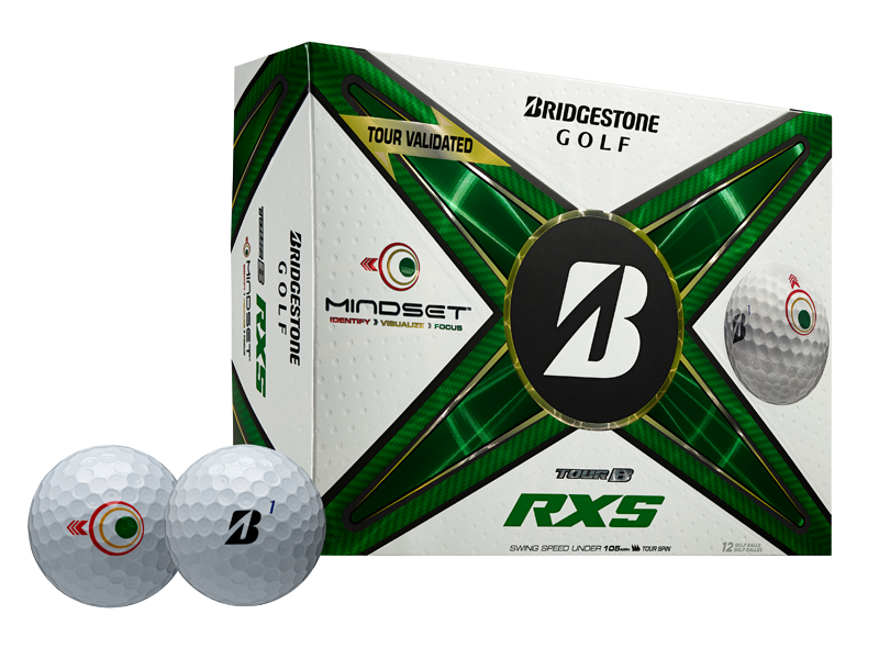 BRIDGESTONE UNISEX TOUR B RXS MINDSET GOLF BALL 25