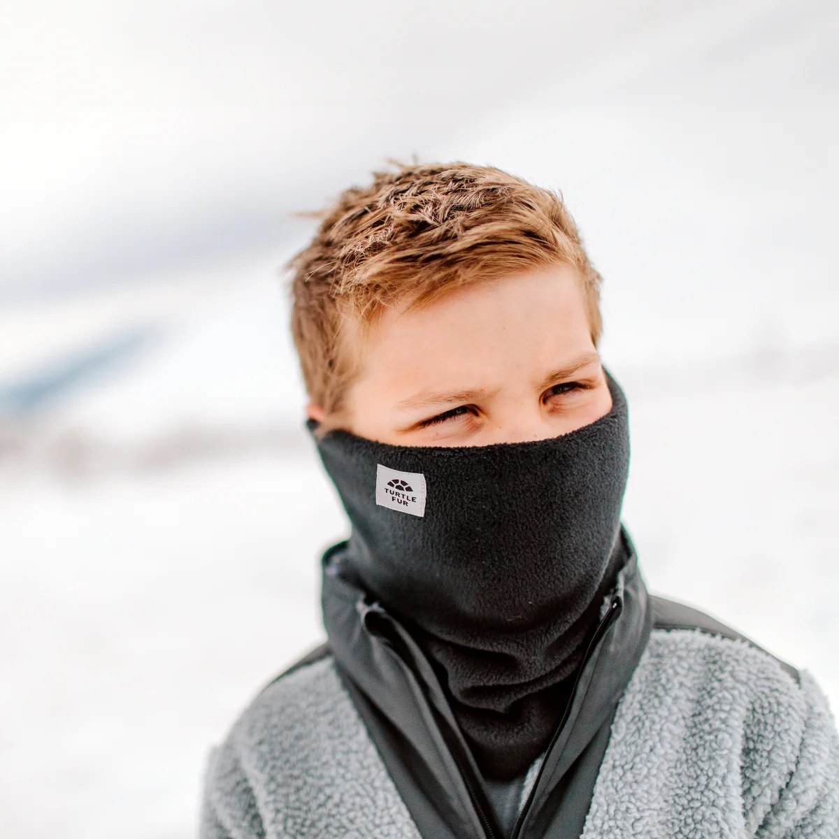 TURTLE FUR YOUTH CHELONIA 150™ FLEECE DOUBLE-LAYER NECK GAITER 26