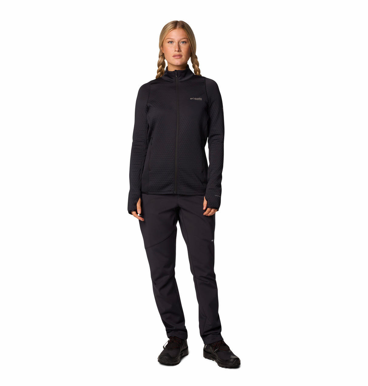 COLUMBIA WOMENS CRYSTAL LEAF™ OMNI-HEAT™ HELIX FULL ZIP SWEATER