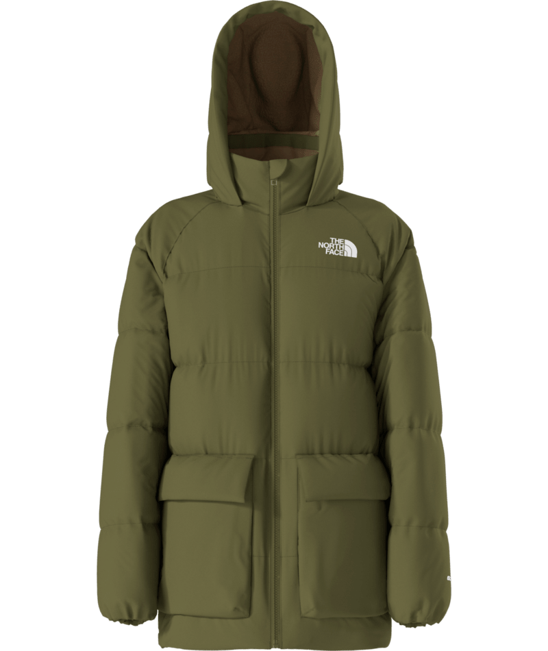 THE NORTH FACE YOUTH TEEN NORTH DOWN FLEECE-LINED SHORT PARKA