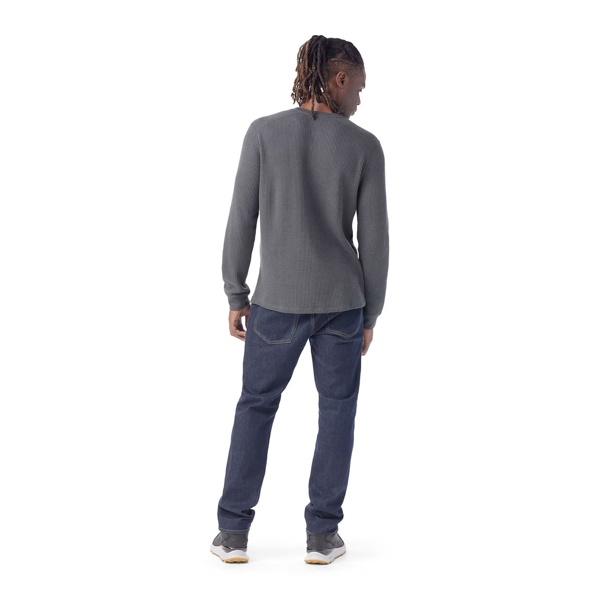 SMARTWOOL MENS WAFFLE HENLEY LONG SLEEVE SHIRT 26