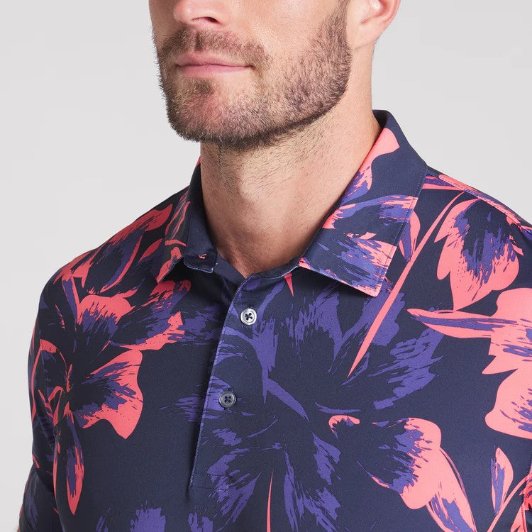 PUMA MENS MATTR BROKEN FLOWER POLO 25