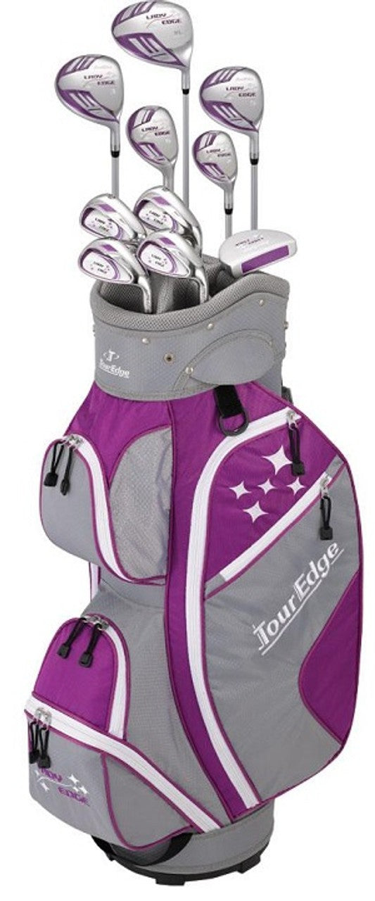 TOUR EDGE WOMENS 11-PIECE LADY EDGE CART BAG BOX SET 25