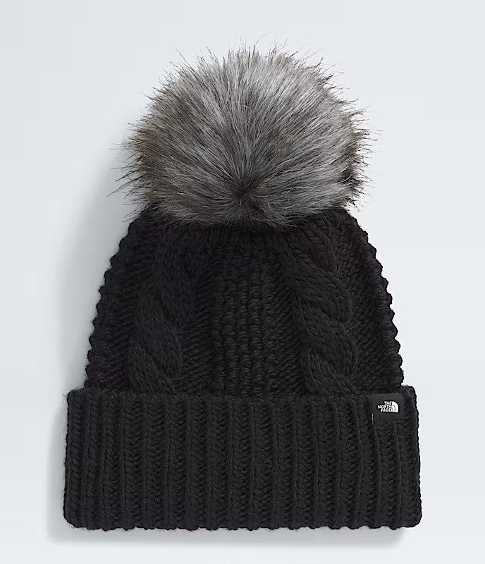 THE NORTH FACE YOUTH OH MEGA FUR POM BEANIE