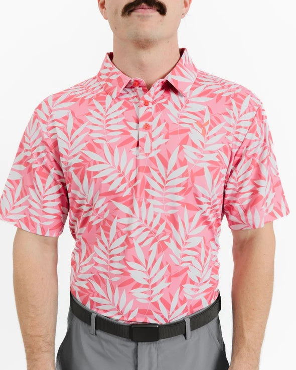 YATTA MENS PALM SPICE GOLF POLO 25