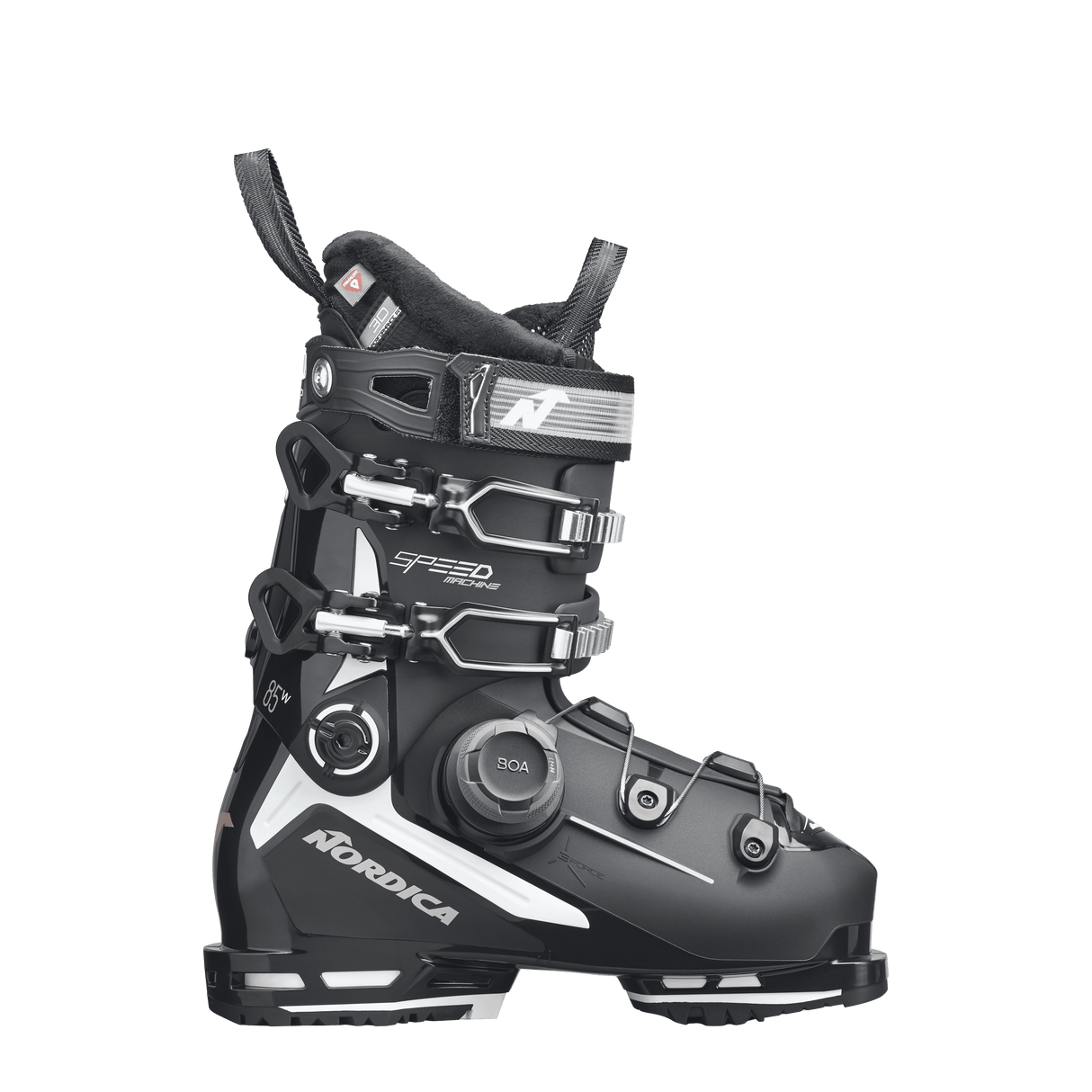 NORDICA WOMENS SPEEDMACHINE 3 85 BOA DOWNHILL SKI BOOT 26