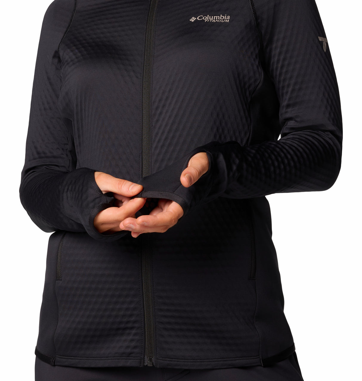 COLUMBIA WOMENS CRYSTAL LEAF™ OMNI-HEAT™ HELIX FULL ZIP SWEATER