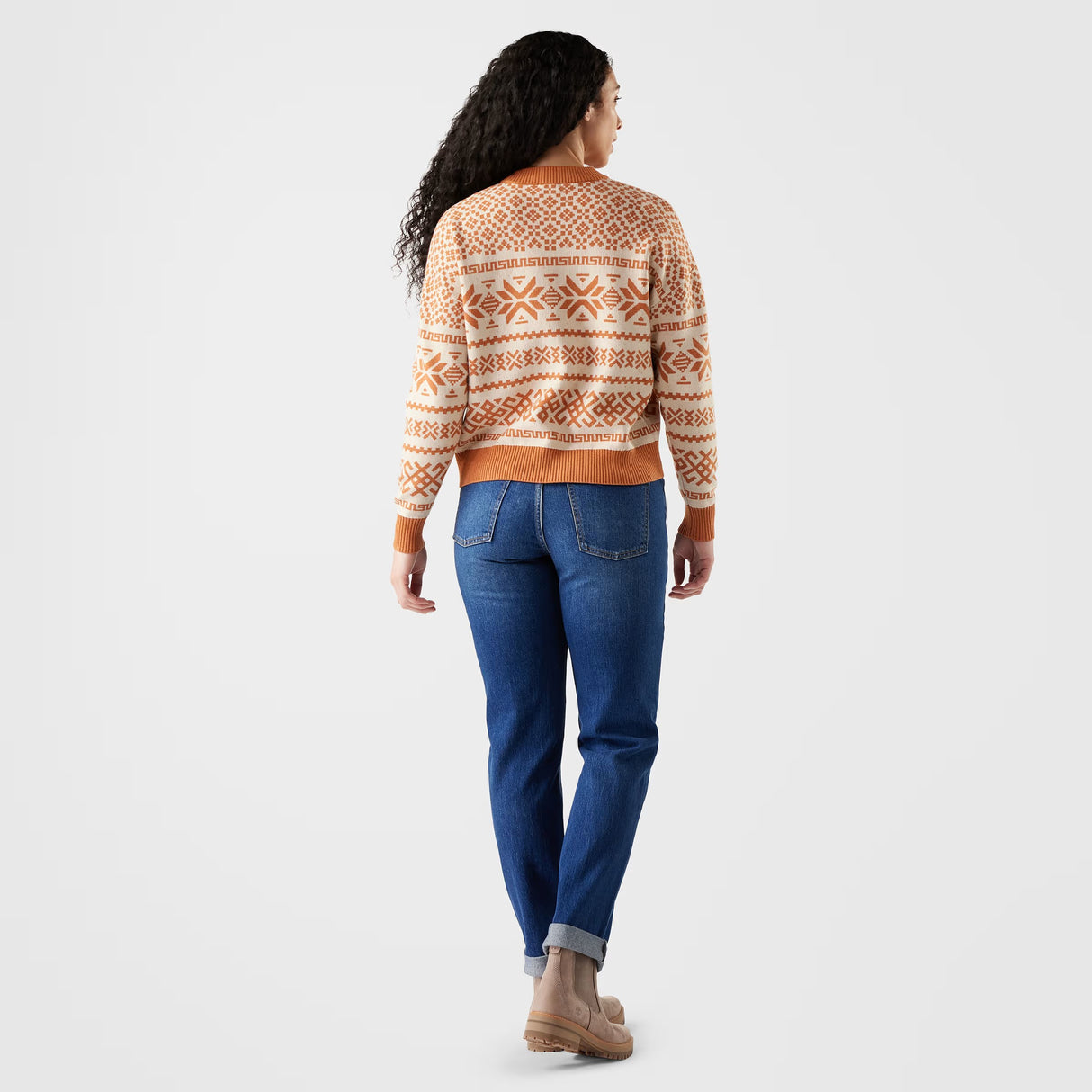 SMARTWOOL WOMENS EDGEWOOD HERITAGE CREW SWEATER