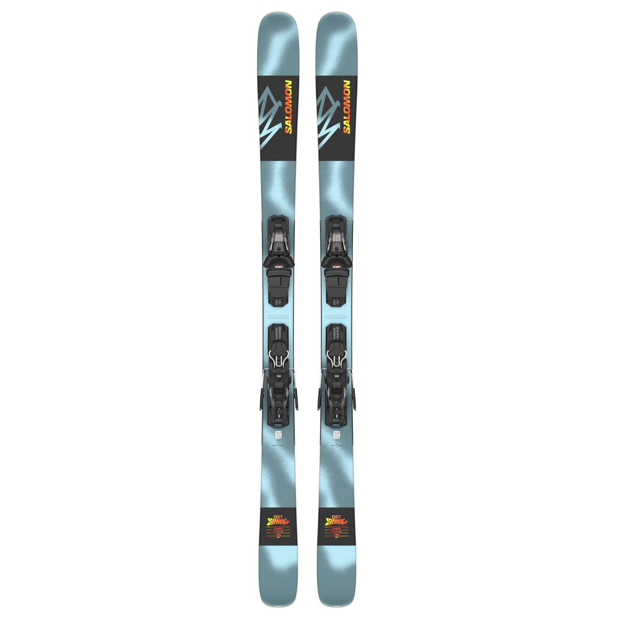 SALOMON MENS QST SPARK + M10 DOWNHILL SKIS 26