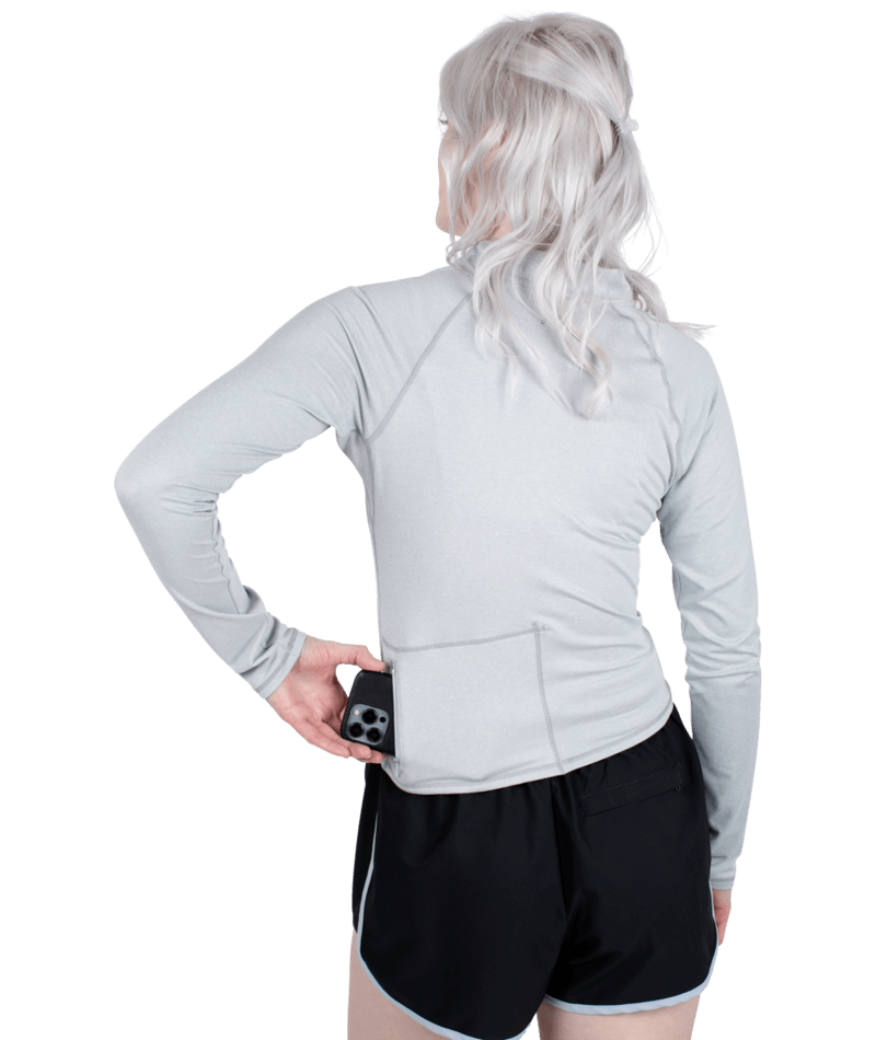 JETTY WOMENS MONTCLAIR UV QUARTER ZIP SWEATER 25
