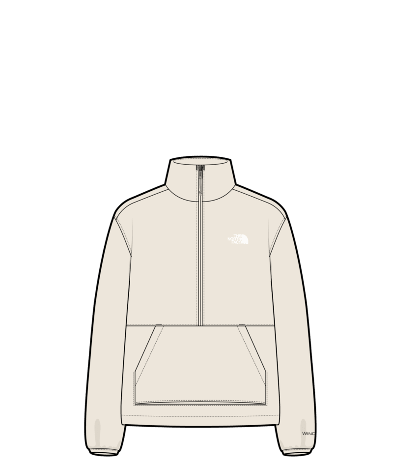 THE NORTH FACE WOMENS WILLOW STRETCH ¬Ω ZIP SWEATER 25
