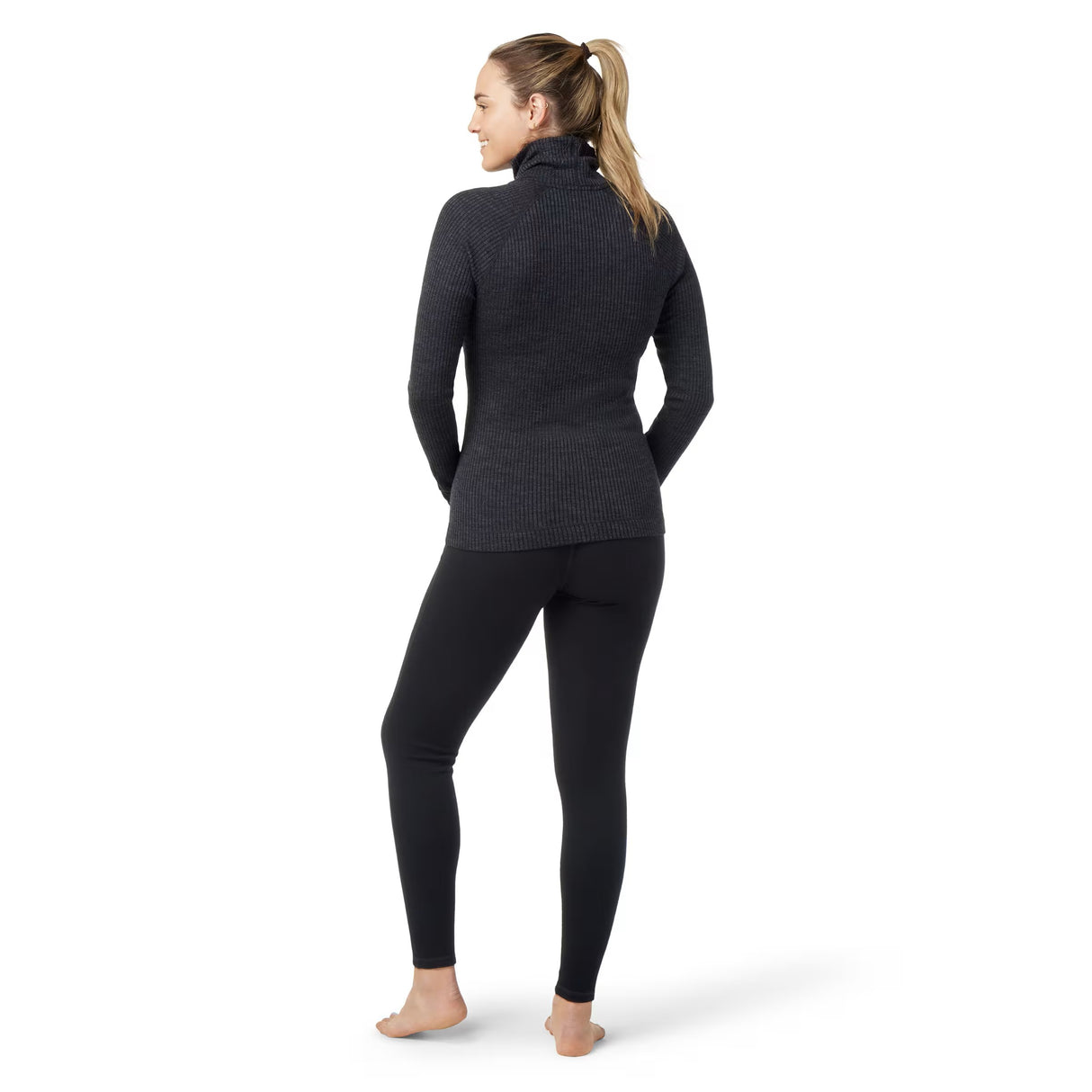 SMARTWOOL WOMENS THERMAL MERINO RIB TURTLENECK SWEATER