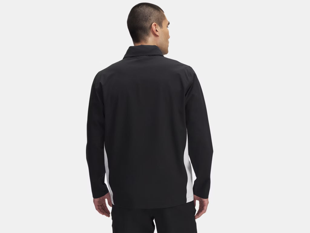 UNDER ARMOUR MENS UA RIVAL STRETCH WOVEN FULL ZIP SWEATER