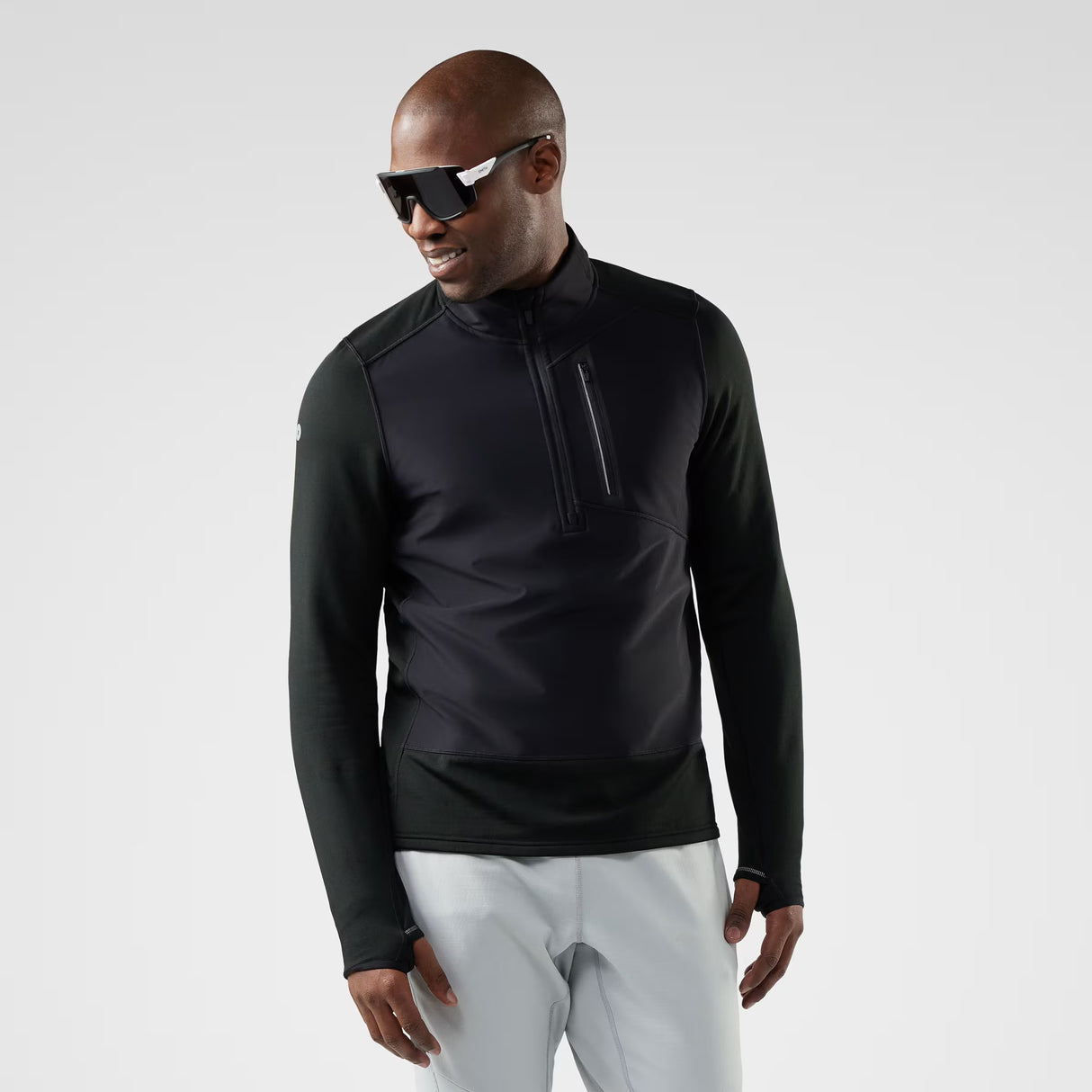 SMARTWOOL MENS ACTIVE FLEECE WIND 1/2 ZIP SWEATER 26