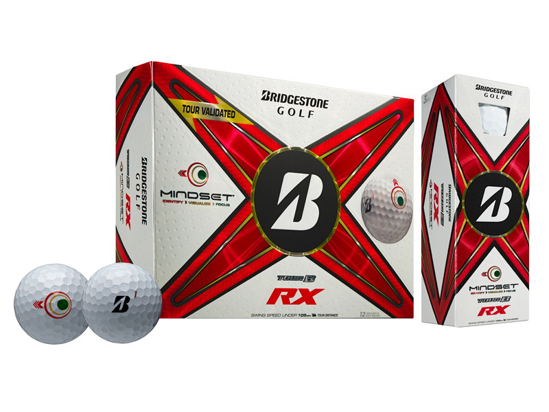 BRIDGESTONE UNISEX TOUR B RX MINDSET GOLF BALL 25