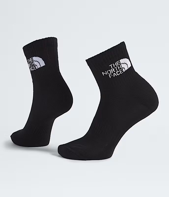THE NORTH FACE UNISEX MULTISPORT CUSH QUARTER (3-PACK) SOCKS