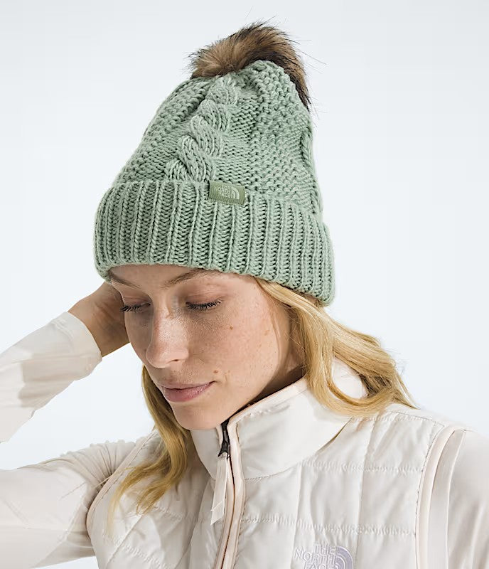 THE NORTH FACE WOMENS OH MEGA FUR POM BEANIE