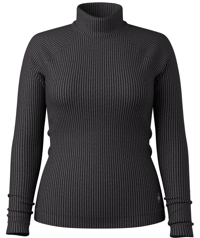 SMARTWOOL WOMENS THERMAL MERINO RIB TURTLENECK SWEATER