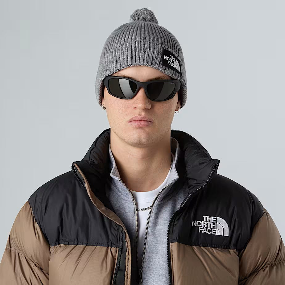 THE NORTH FACE UNISEX TNF™ LOGO BOX POM BEANIE WINTER HAT
